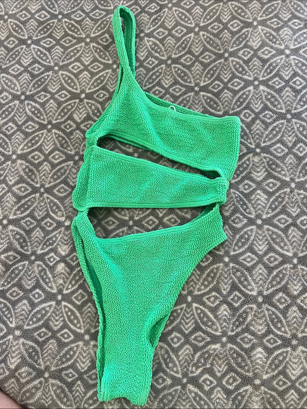 BONDEYE bright  green one piece  one size